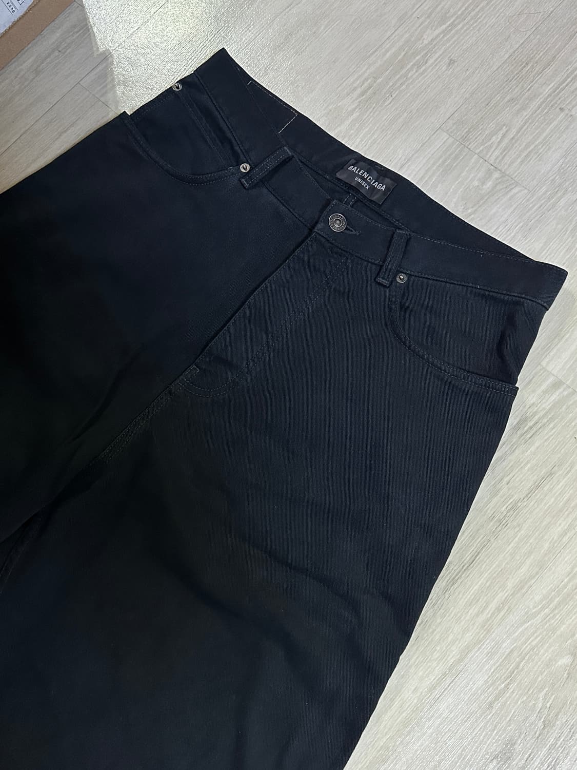 [S] 발렌시아가 라지 배기 팬츠 블랙 상품이미지2