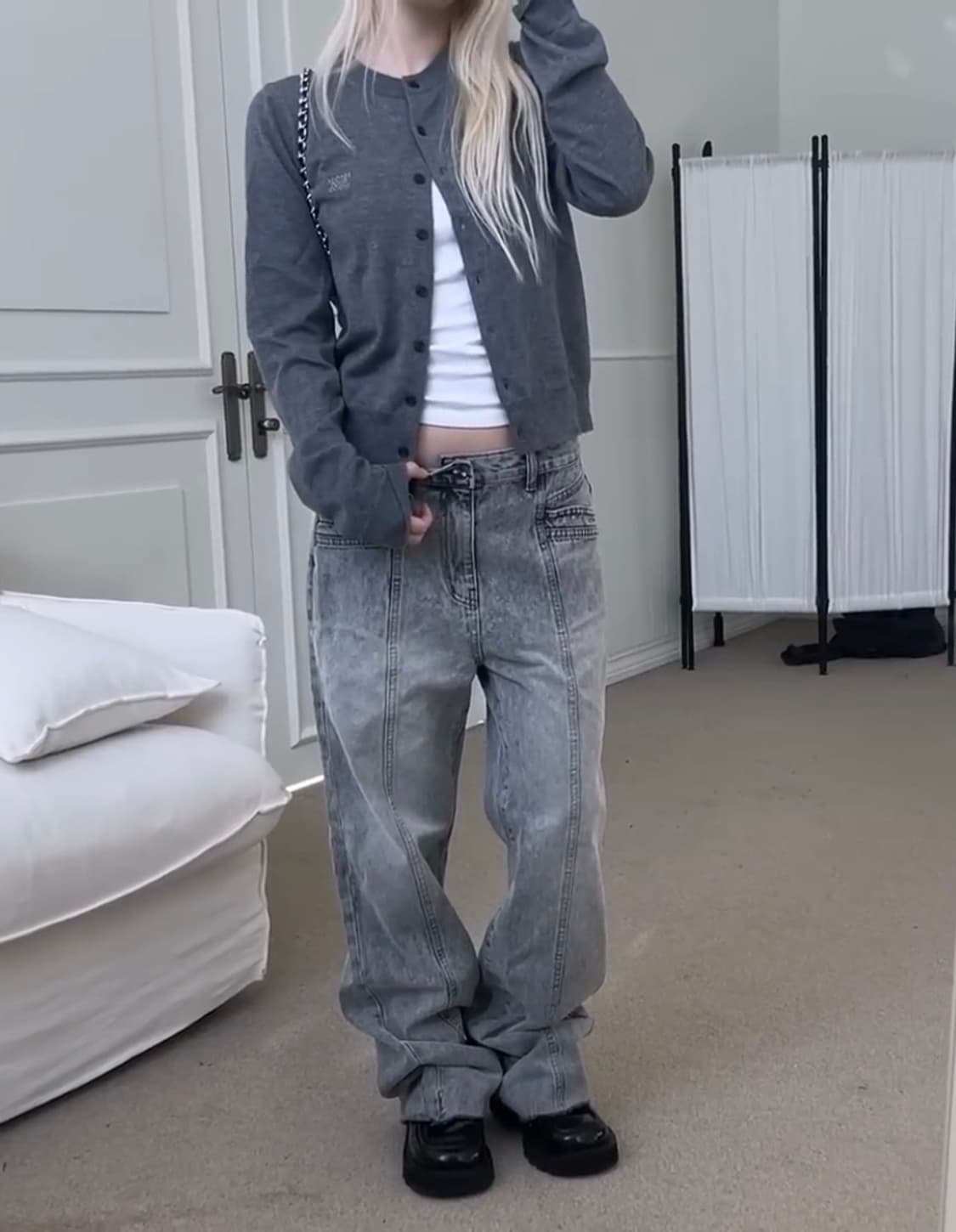 Dode denim pants 데님 팬츠 _ gray 상품이미지2