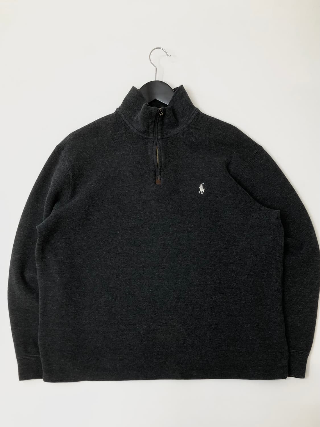 Polo 폴로 랄프로렌 블랙 반집업 니트 상품이미지2