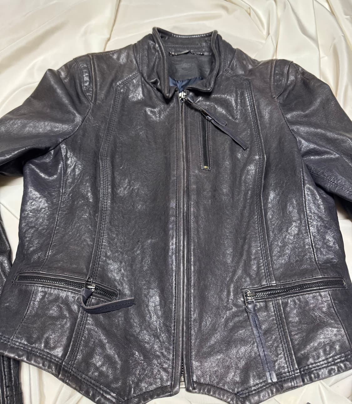 00s Mode sheepskin leather jacket 상품이미지2