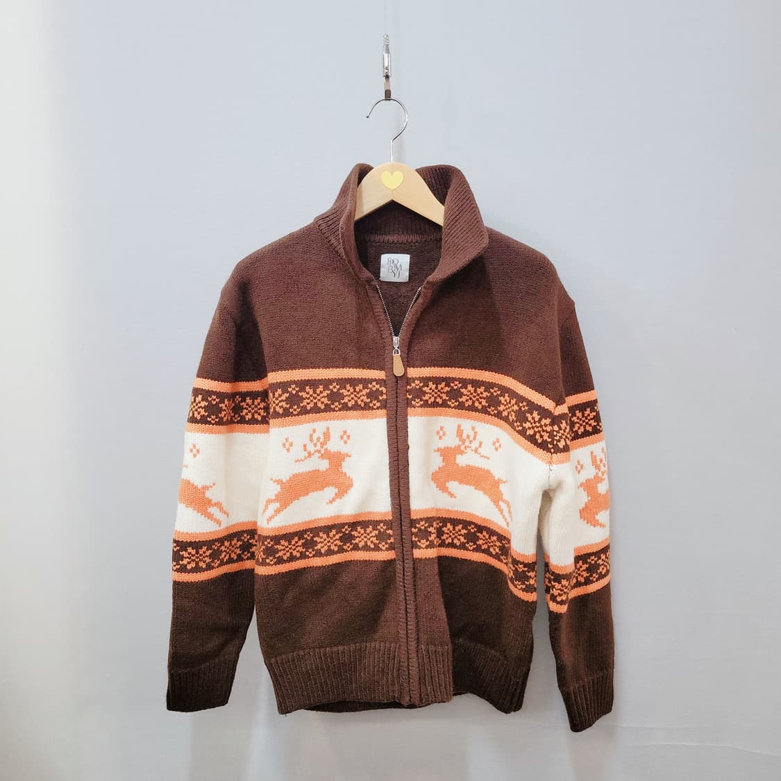 100~) FRBMYJ 니트 집업 상품이미지1