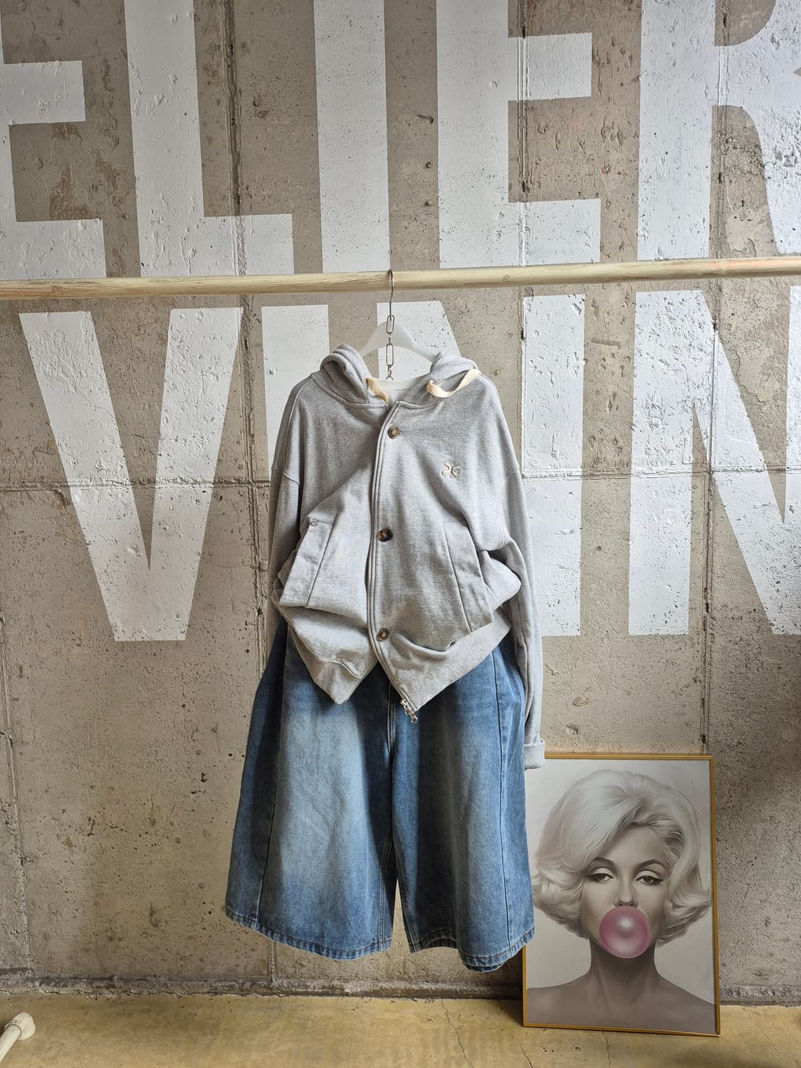 SATUR(세터) 단추포인트 후드집업(TS 상품이미지4