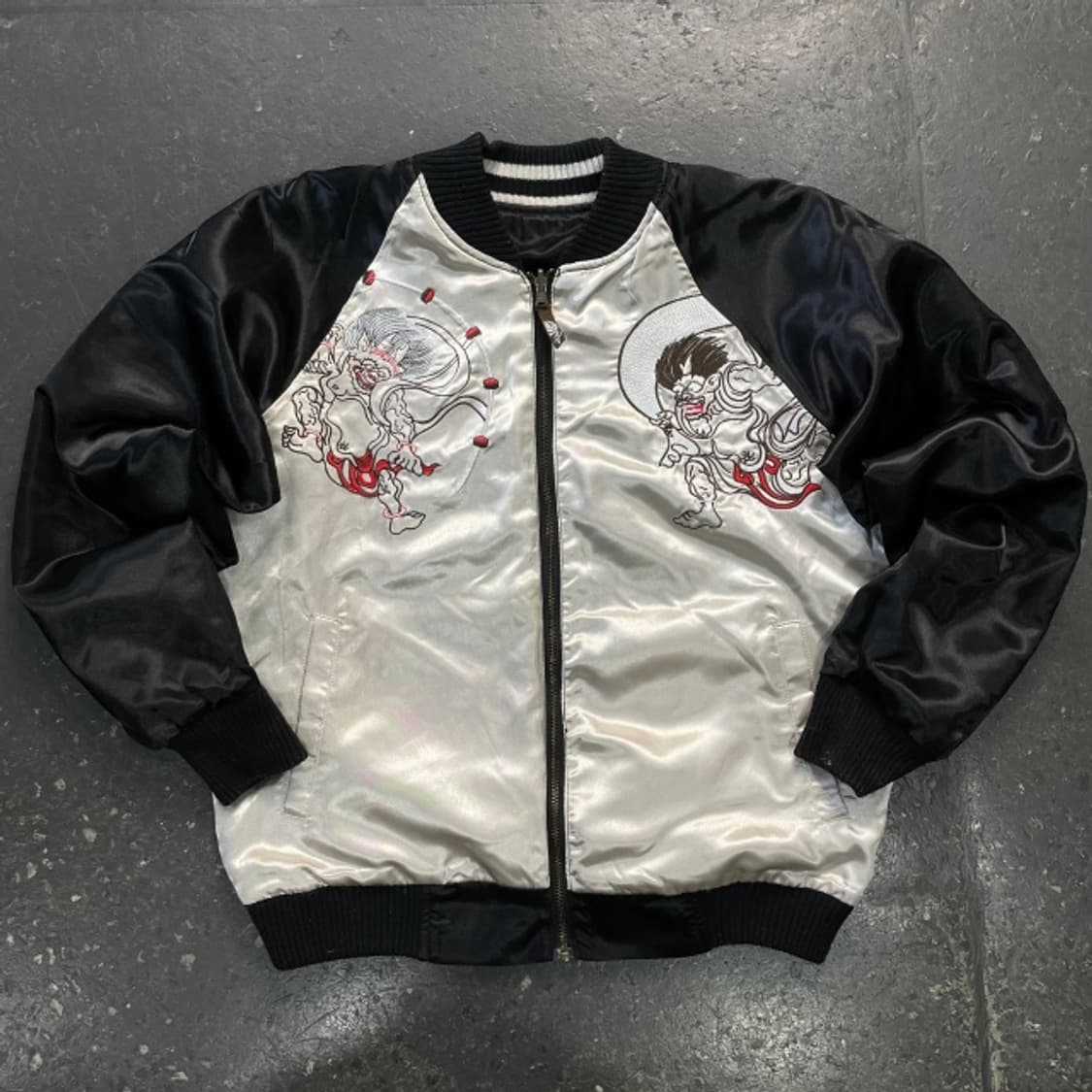 100 스튜디오 히로 리버시블 풍신뇌신 스카쟌 자켓  상품이미지5