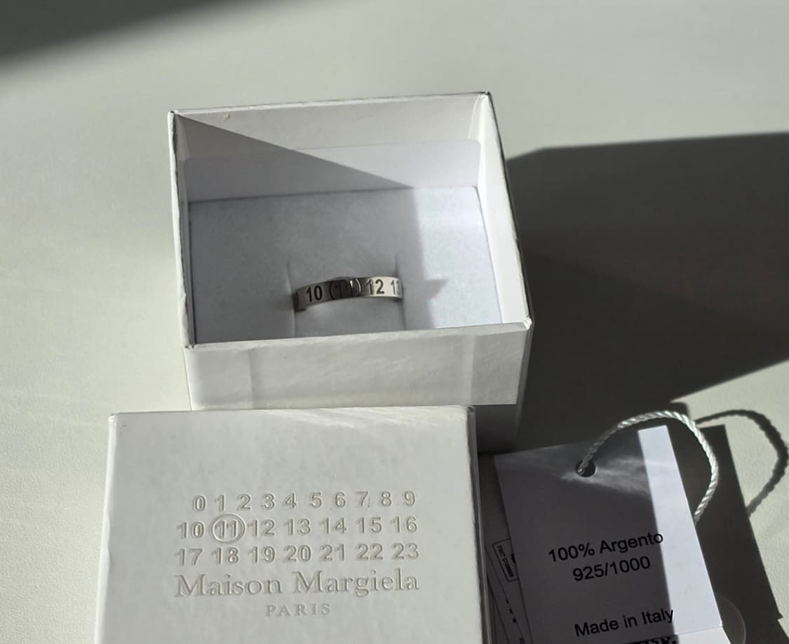 메종마르지엘라 뉴메리컬 실버링 상품이미지1