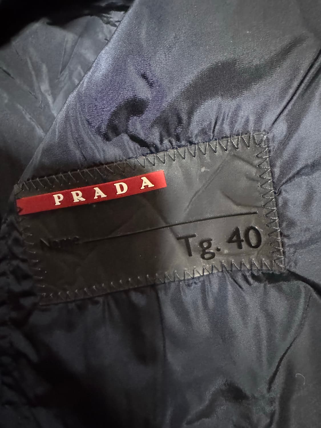 40 프라다 나일론 크롭 바람막이 자켓 상품이미지8
