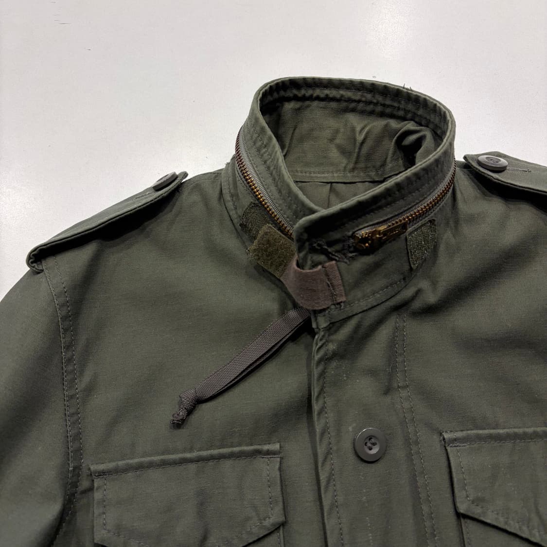 [XS] 알파인더스트리 M-65 야상 점퍼 국방색 밀리터리 C54 상품이미지5