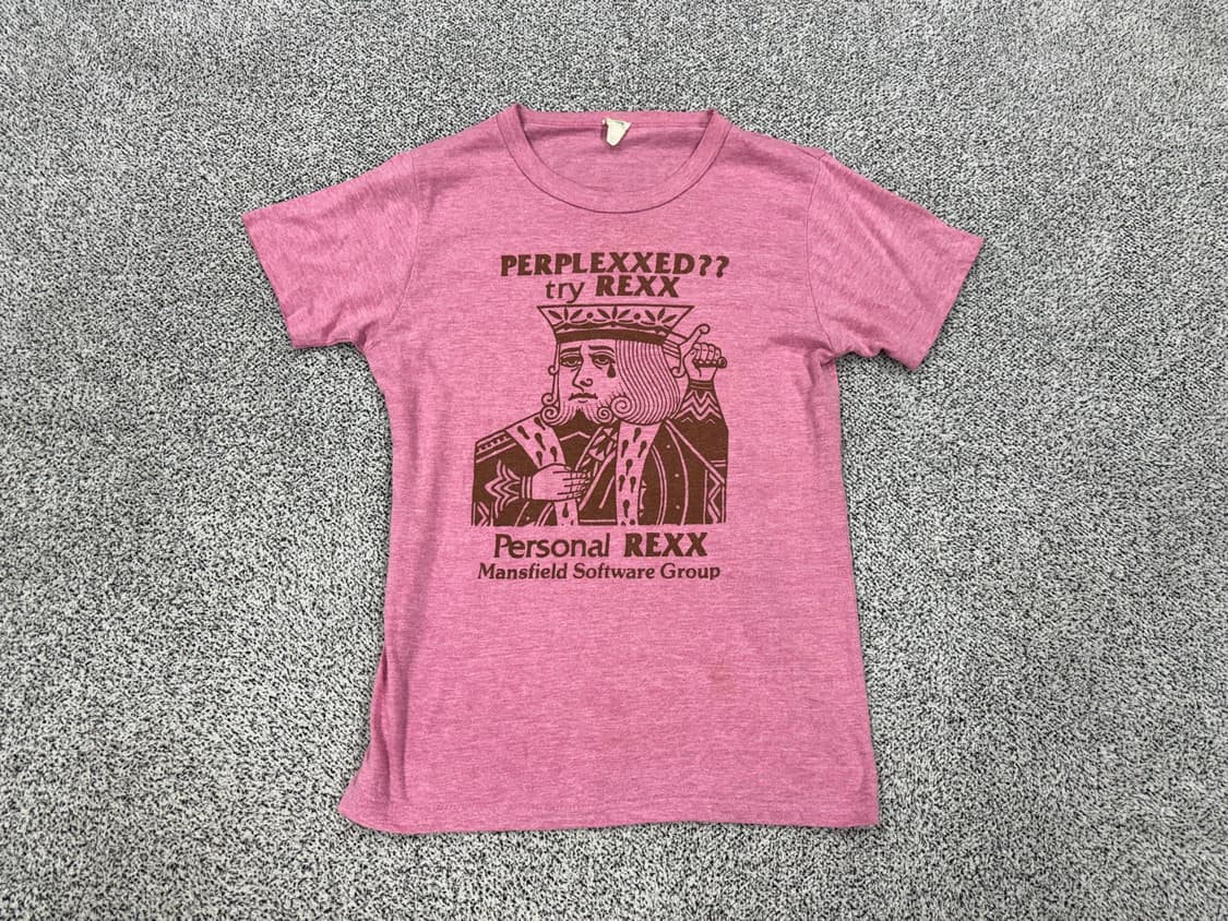 80s Porsonal REXX 싱글스티치 반팔티 상품이미지1