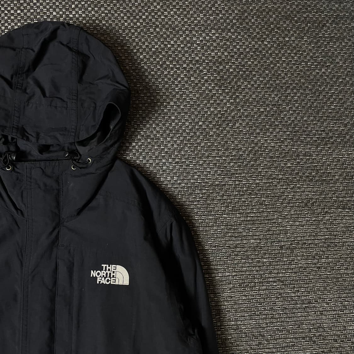 노스페이스 블랙 나일론 바람막이 자켓 90 상품이미지3