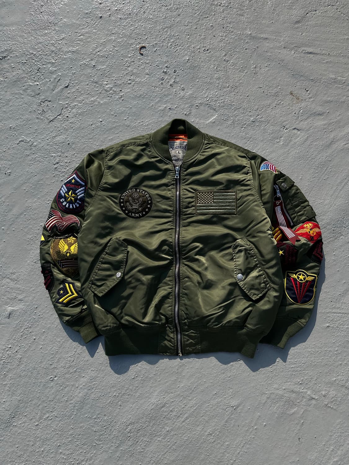 JPN Smoke Rise Bomer Jacket 항공점퍼 MA-1 상품이미지1