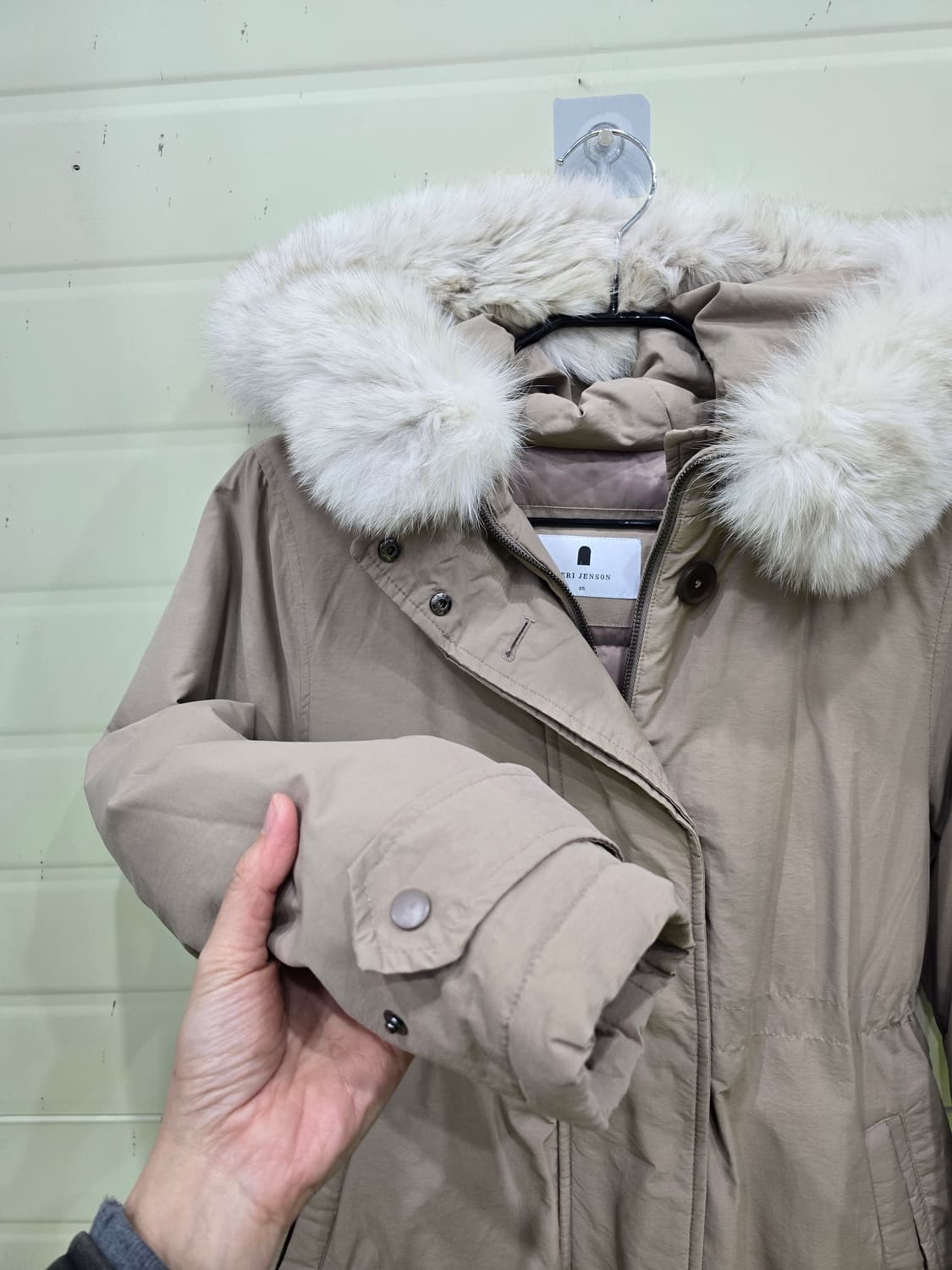 PERI JENSON 여성 롱 다운 코트 95 상품이미지2