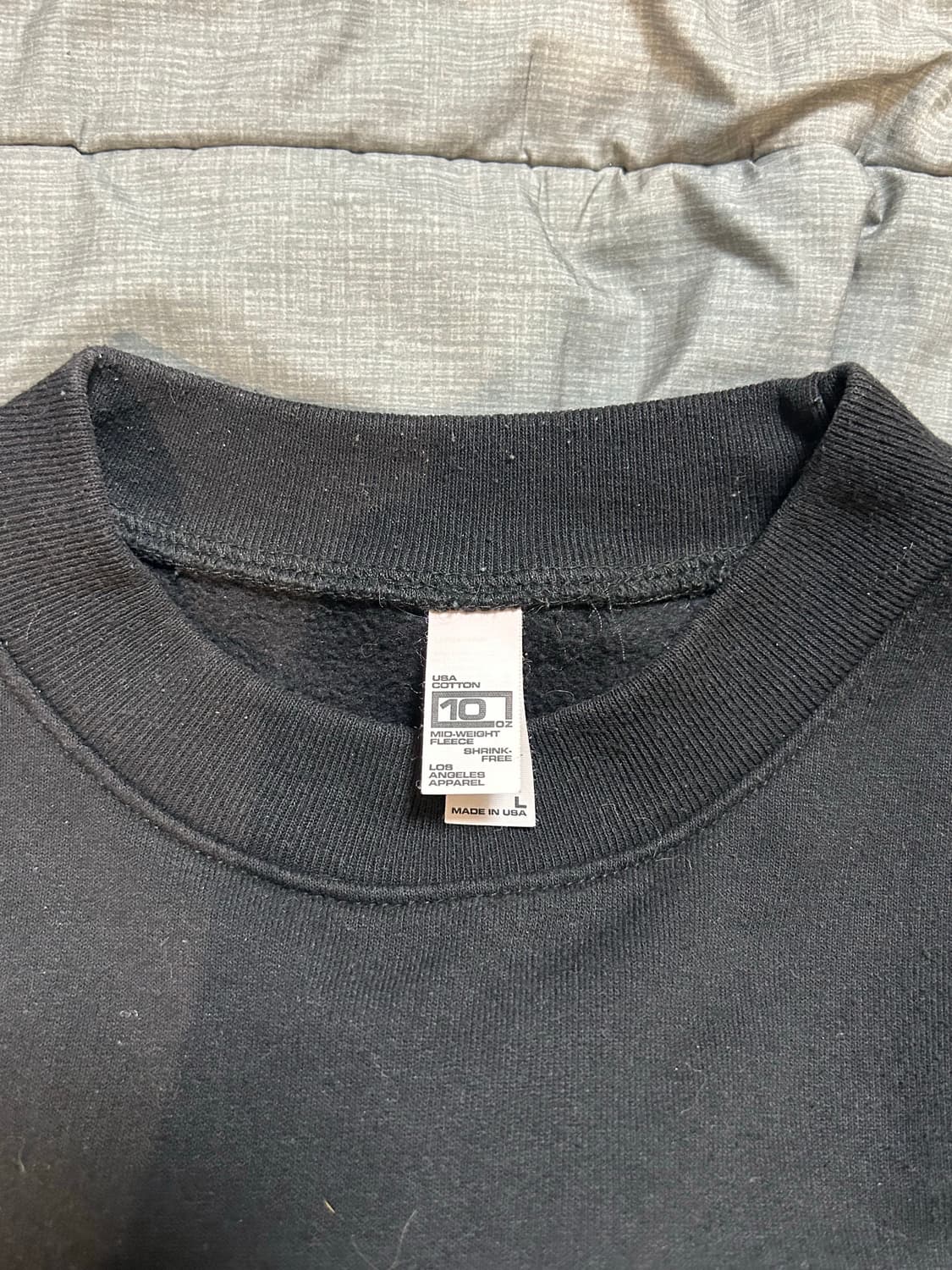 아메리칸어페럴 10온스 미드웨잇 크루넥 L 상품이미지4