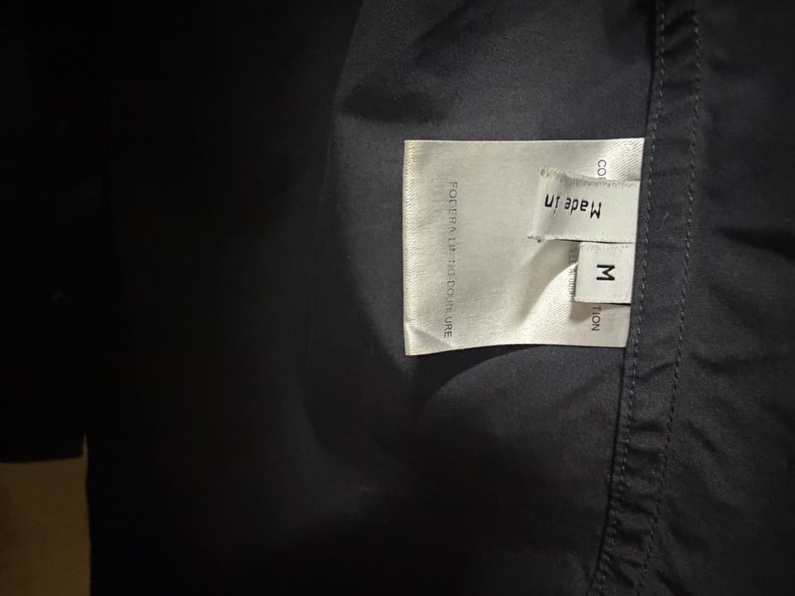 발렌시아가 밀리터리 블랙 셔츠 M(95-100) 상품이미지4