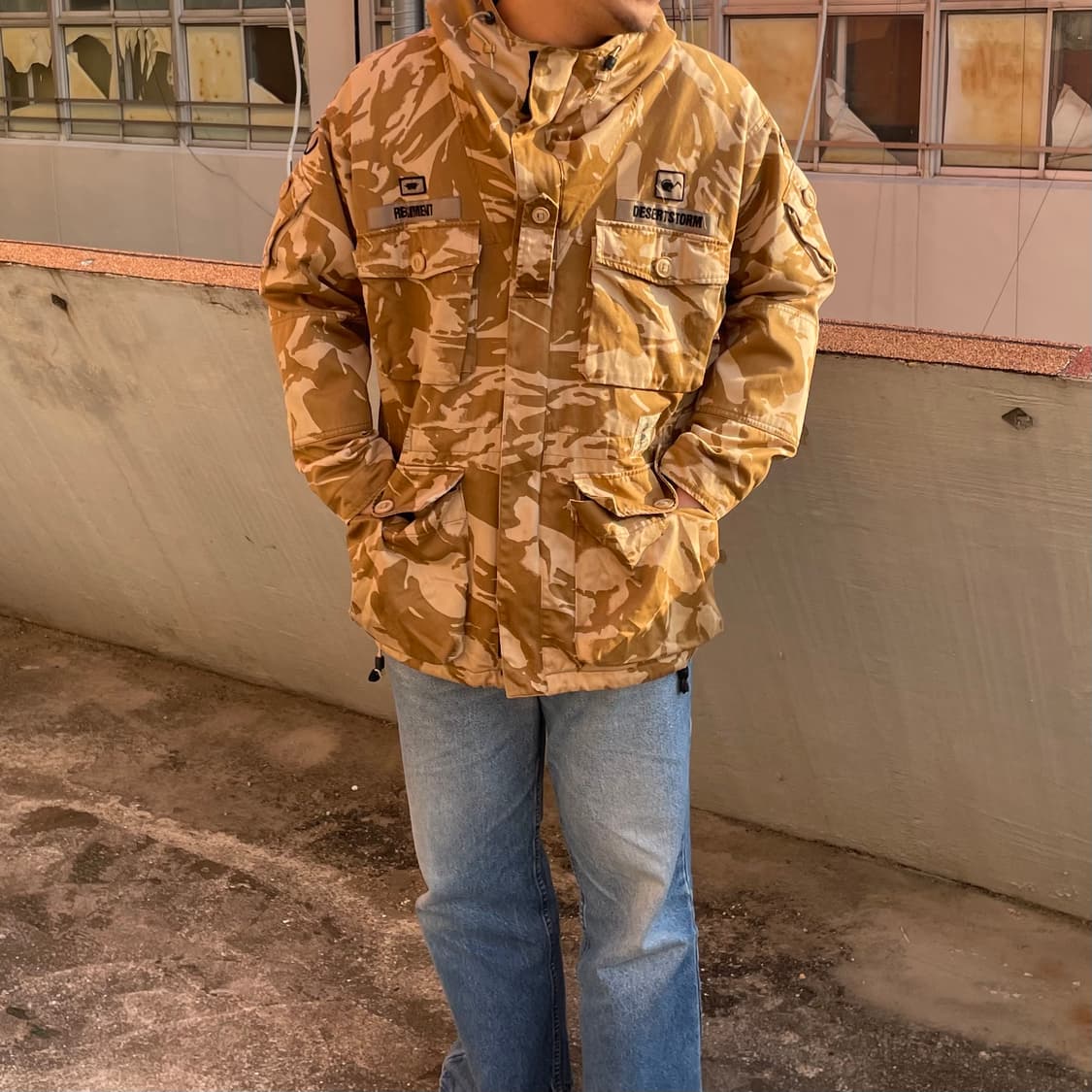 90s 더블탭스 데저트 카모 필드자켓 상품이미지2