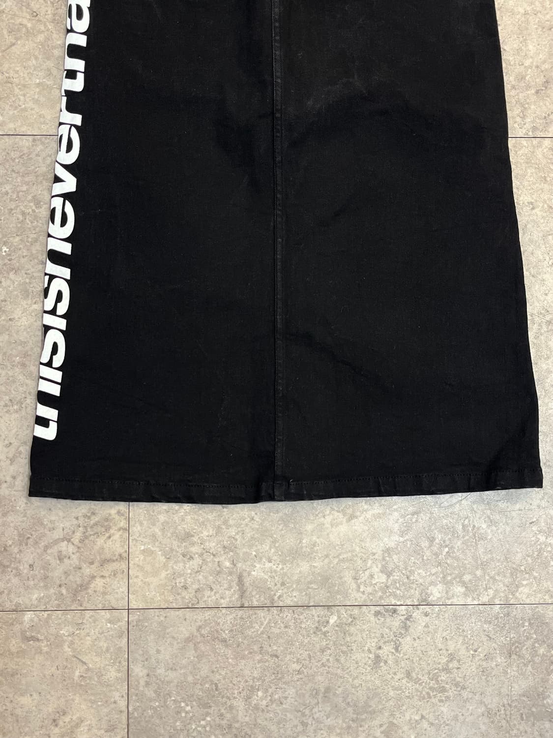 디스이즈네버뎃 트임 스커트 블랙 S #csz3342 상품이미지9