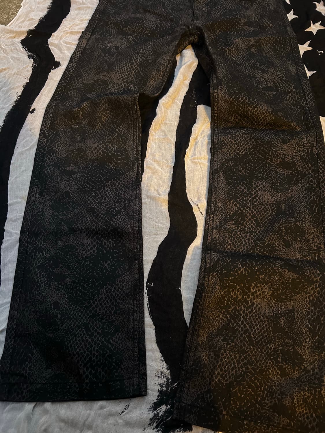 *archive* 2000s lowbox v-kei 파이톤 팬츠 상품이미지2