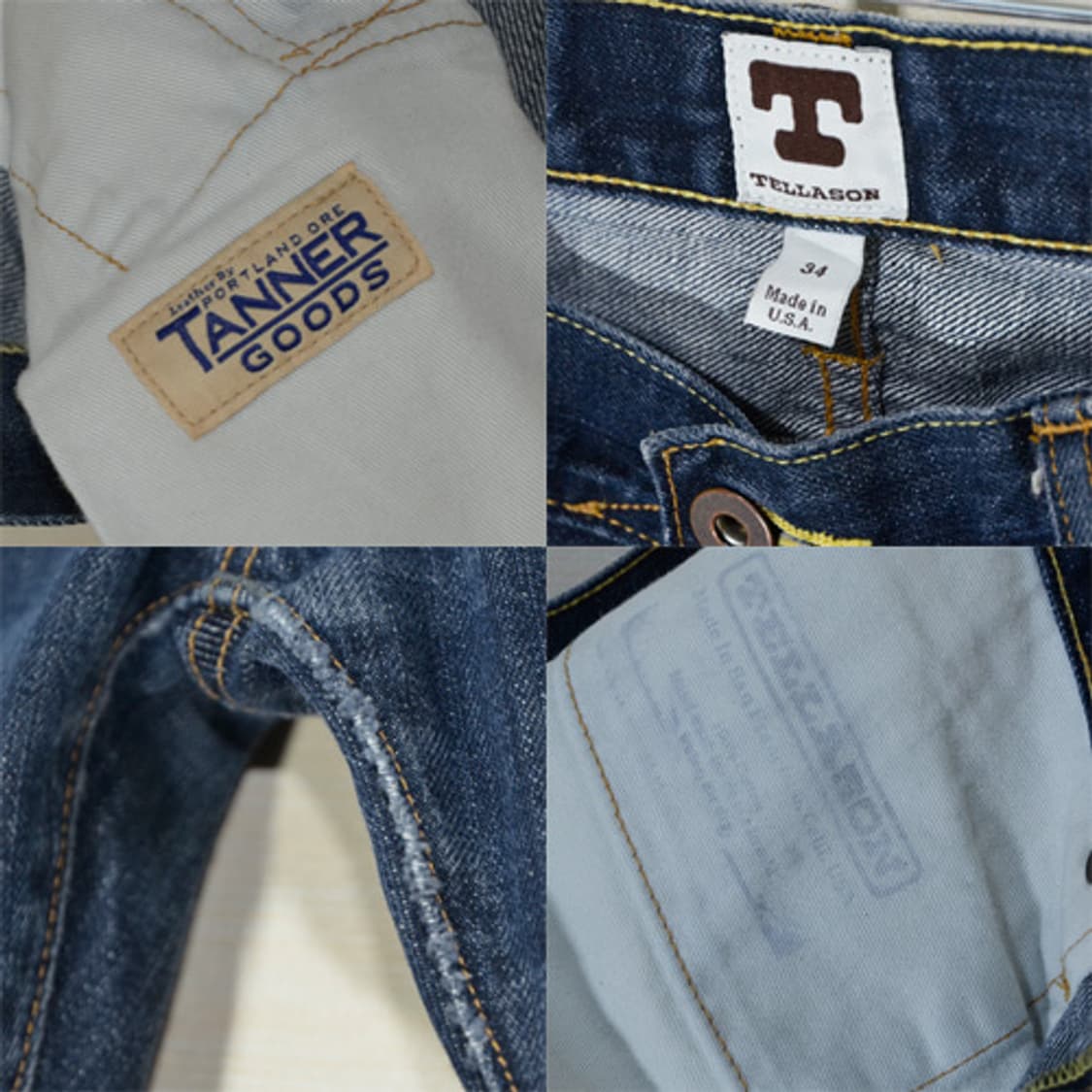 TELLASON 래드브로크 화이트오크데님(12.5oz) 상품이미지5