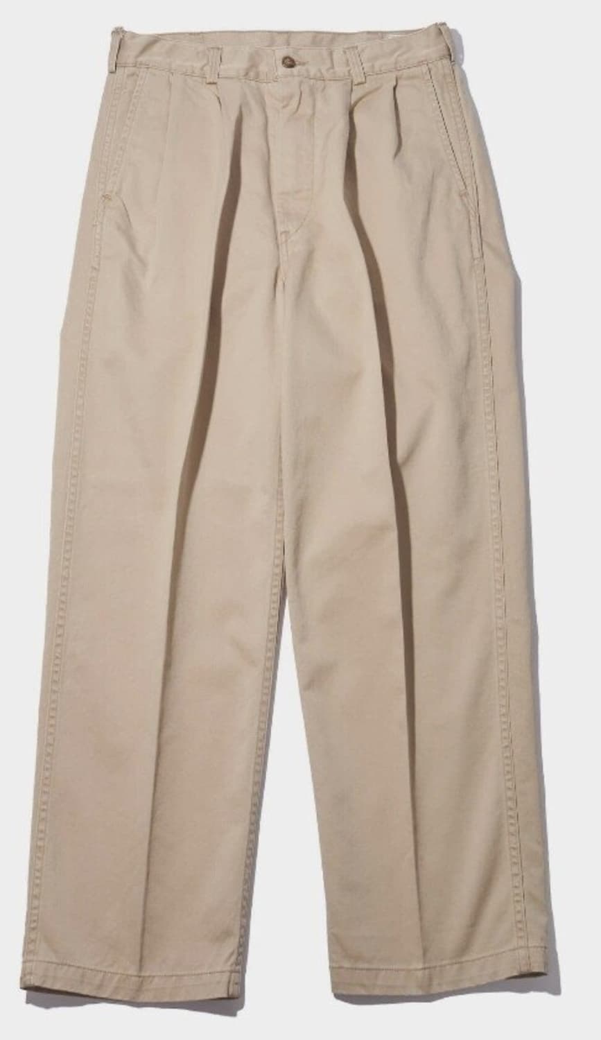 오어슬로우 투턱 와이드 치노 팬츠  카키 2 상품이미지1