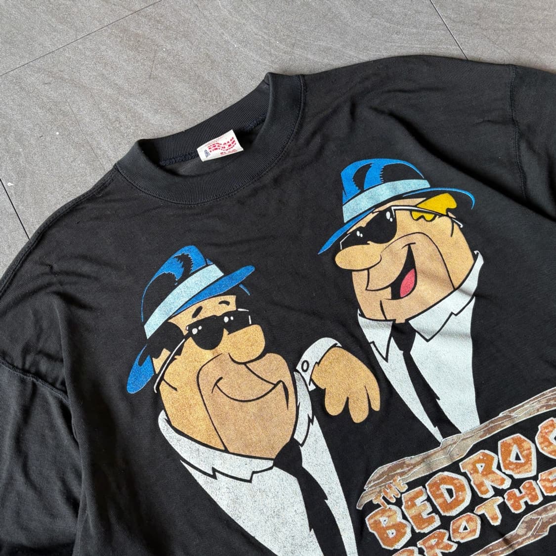 94년 생산 빈티지 베드락 브라더스 롱슬리브  상품이미지3