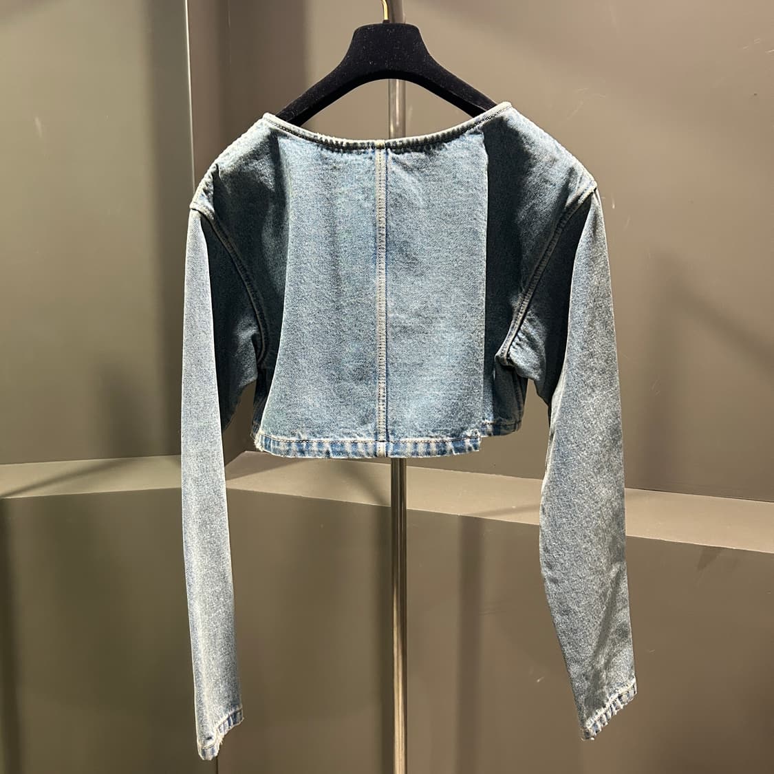 프라다 크롭 데님 롱슬리브 상품이미지5