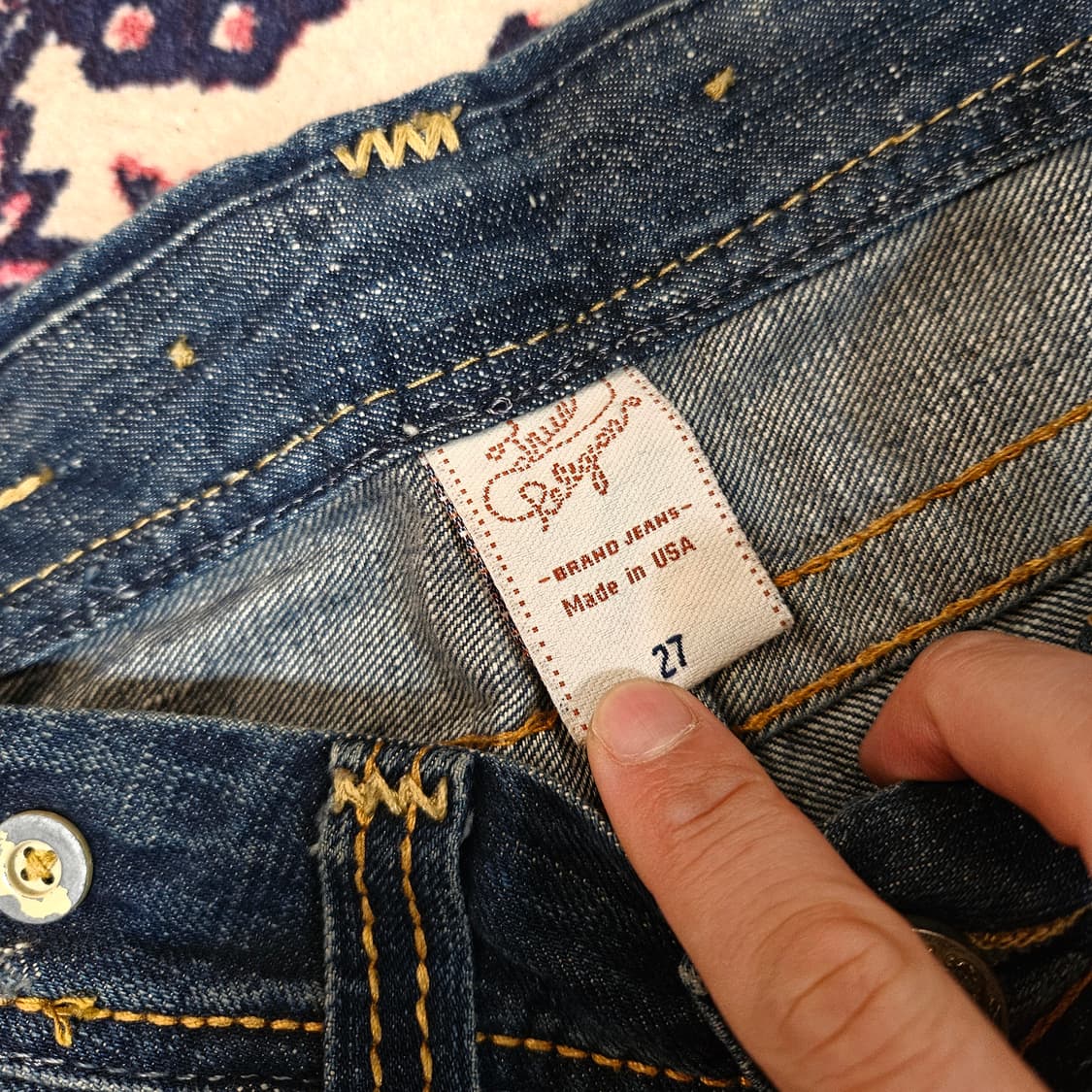 트루릴리젼 AVA BIG T 로우라이즈 세미 부츠컷 27size 상품이미지6