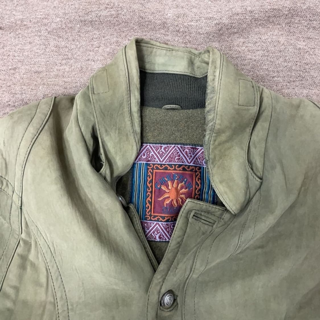 [100] CHEETAH 빈티지 양피 봄버 자켓 상품이미지2