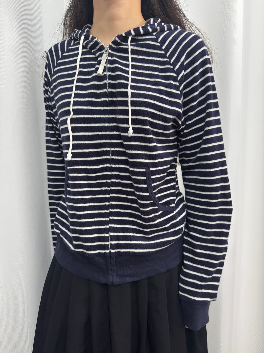 uniqlo stripe hood zipup 상품이미지2