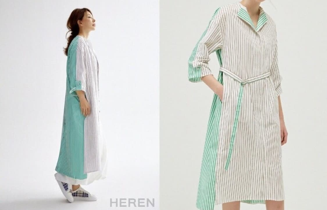 한섬 래트바이티 스프라이트 벨티드 원피스 88-98-165사이즈 상품이미지1