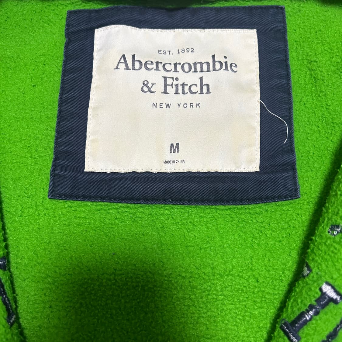 [M] 아베크롬비 후드집업 머슬핏 그린  상품이미지3
