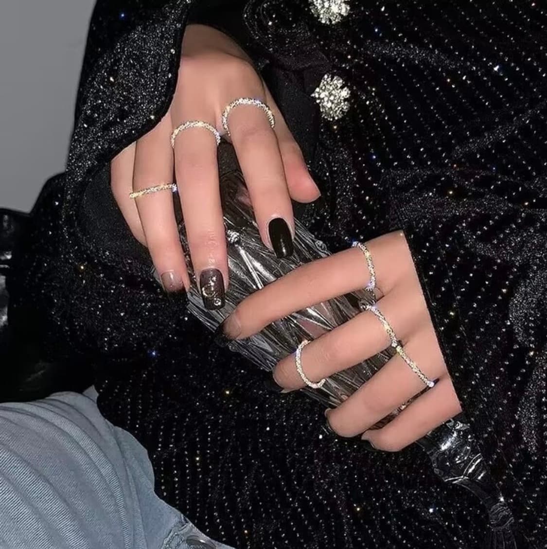 <장원영 착용💚>실버925 실버링 은반지 심플링 레이어드링 1+1 상품이미지2