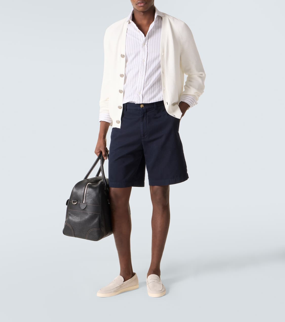 브루넬로 쿠치넬리 / 스웨이드 로퍼 스니커즈 / 43 새상품 상품이미지9