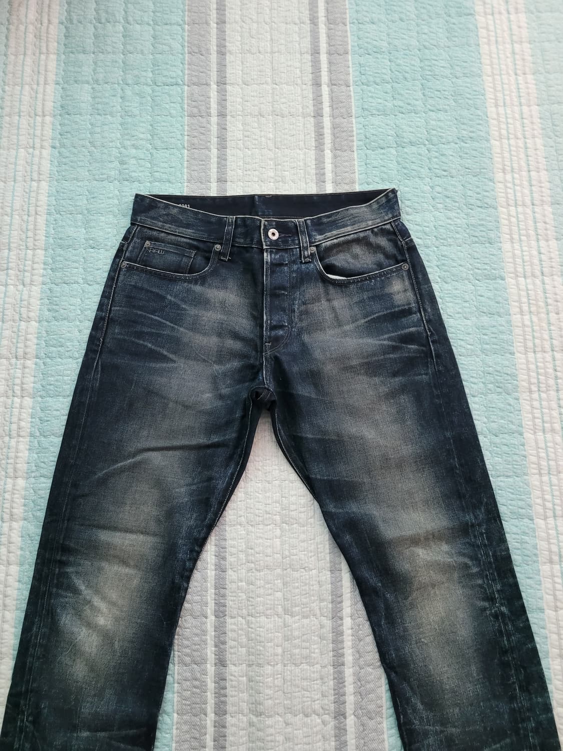 지스타로우 Gstarraw 3301 테이퍼드 다크블루워싱진 32사이즈 상품이미지2