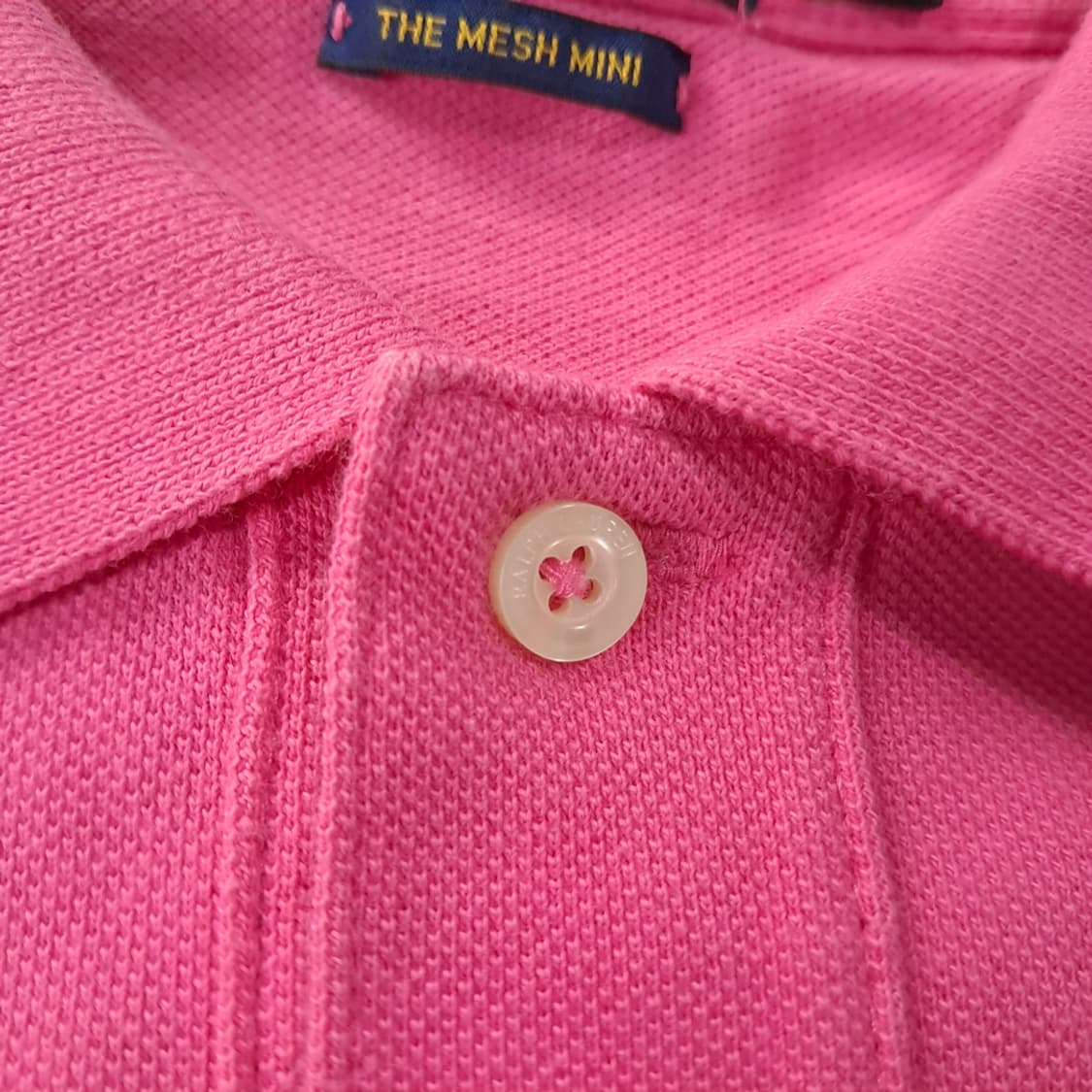 CK224 M 폴로 00s 블루포니 핫핑크 카라 원피스 상품이미지5