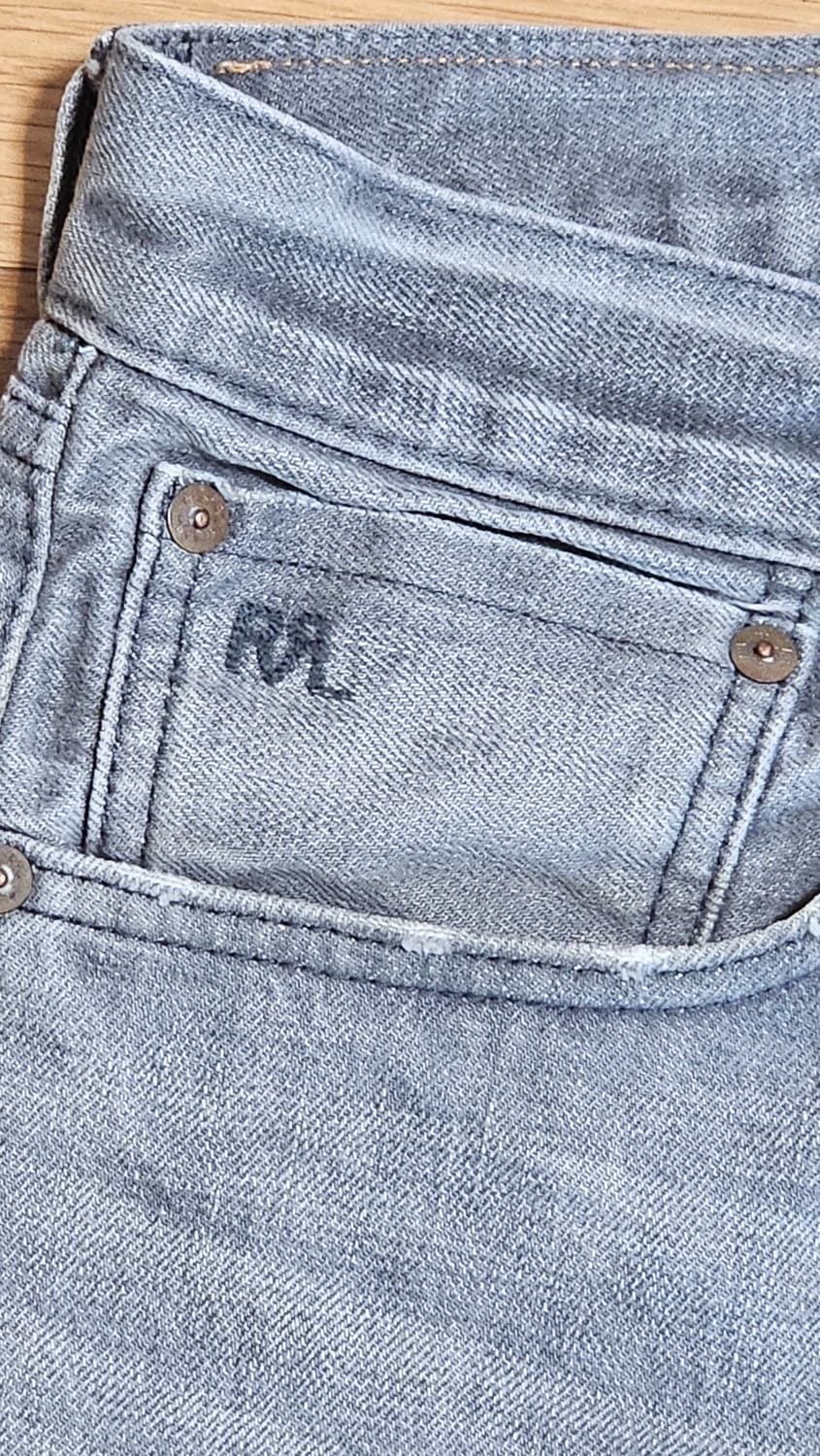 RRL Grey Selvage Straight Leg  Jeans 34 상품이미지4