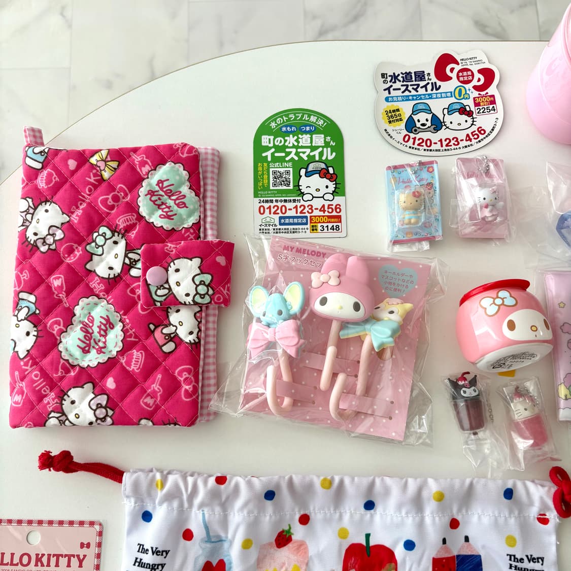 산리오 키티 챠미키티 키키라라 랜덤피규어 가챠 다이어리 파우치 태닝키티  상품이미지4