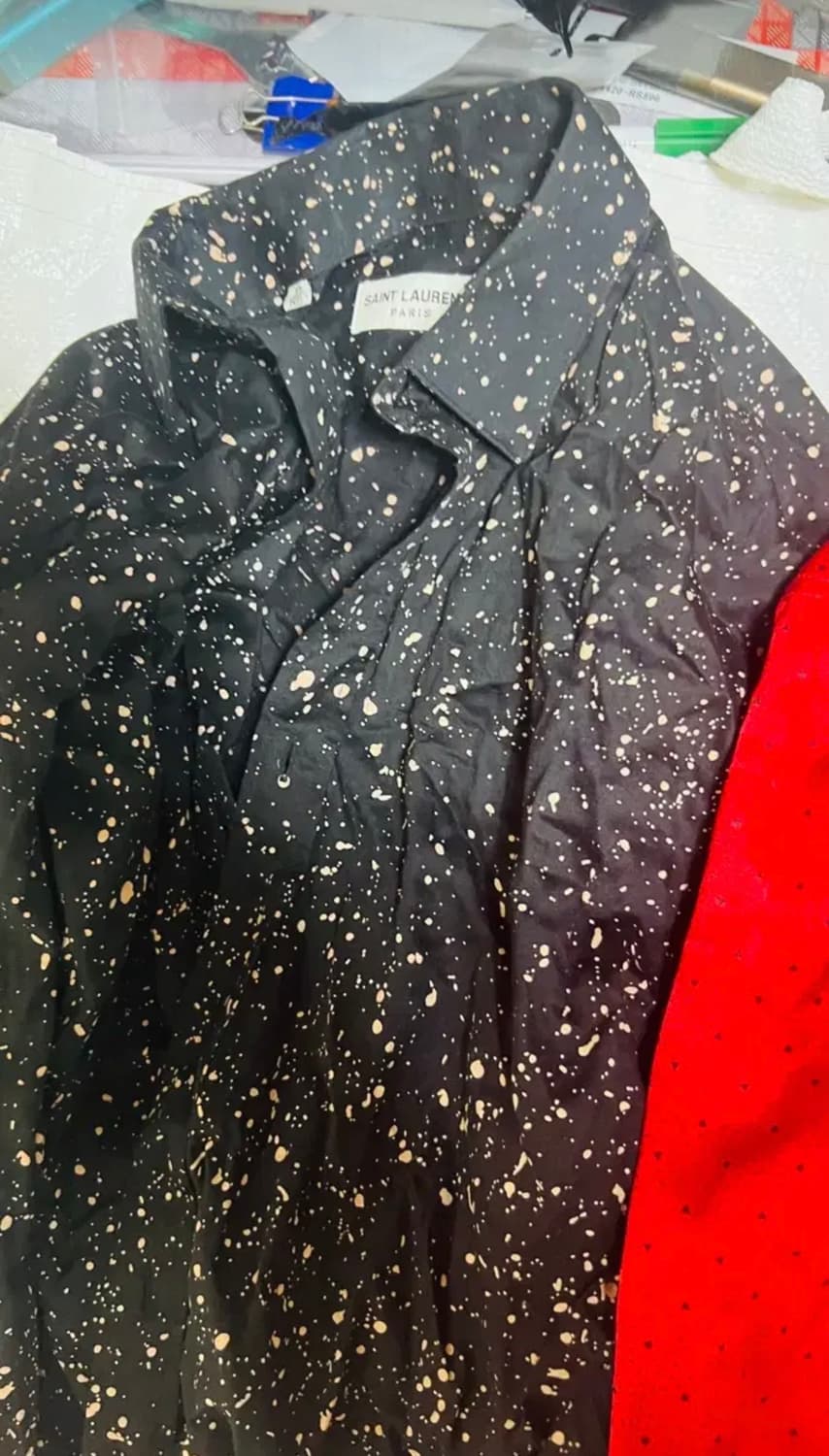 생로랑 도트 셔츠  상품이미지1