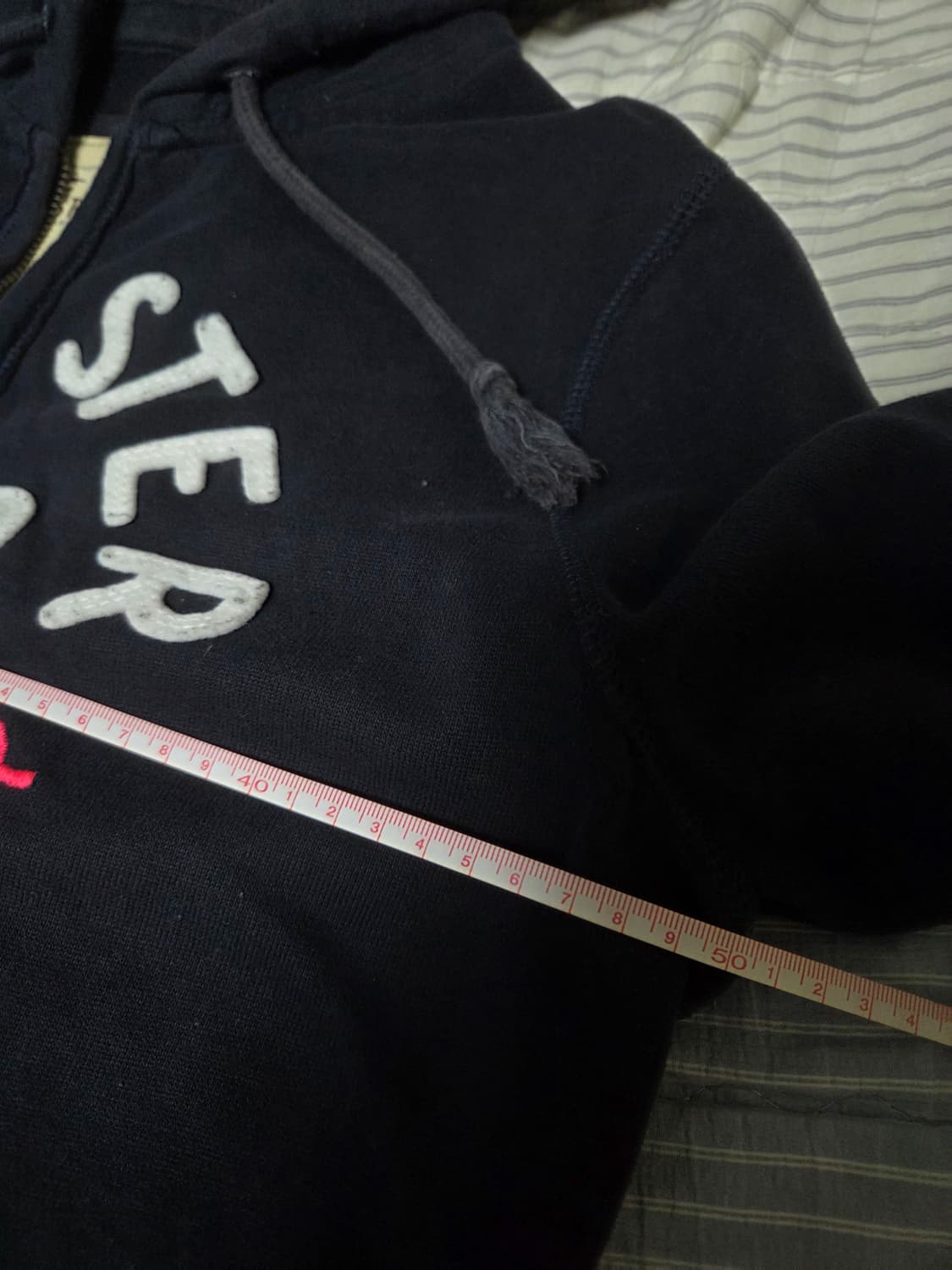 홀리스터 네이비 원형로고 후드집업 상품이미지5