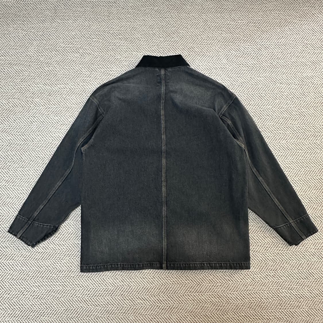 BEAMS loose denim coverall jacket 상품이미지2