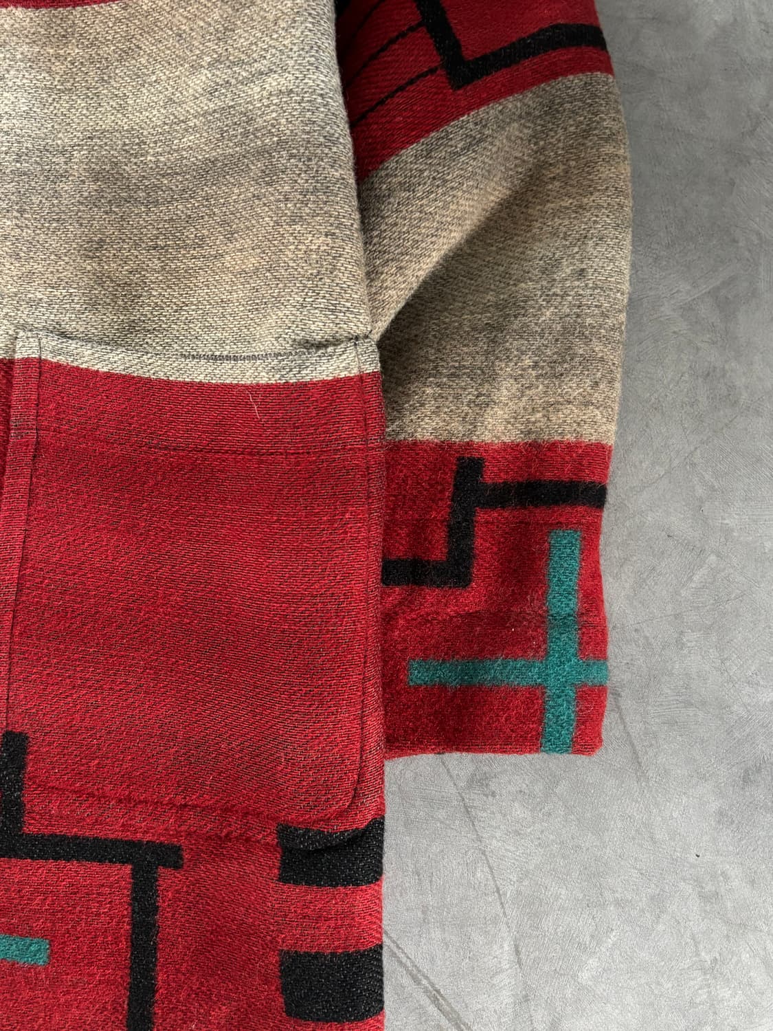 Polo 폴로 랄프로렌 90s 아즈텍 더플 코트 상품이미지5