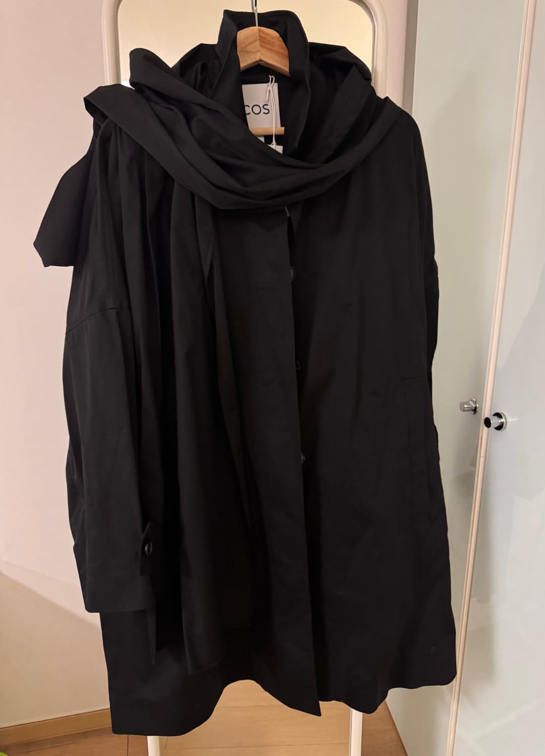 코스 스카프 디테일 오버사이즈 트랜치코트 L-LX 새상품 상품이미지2