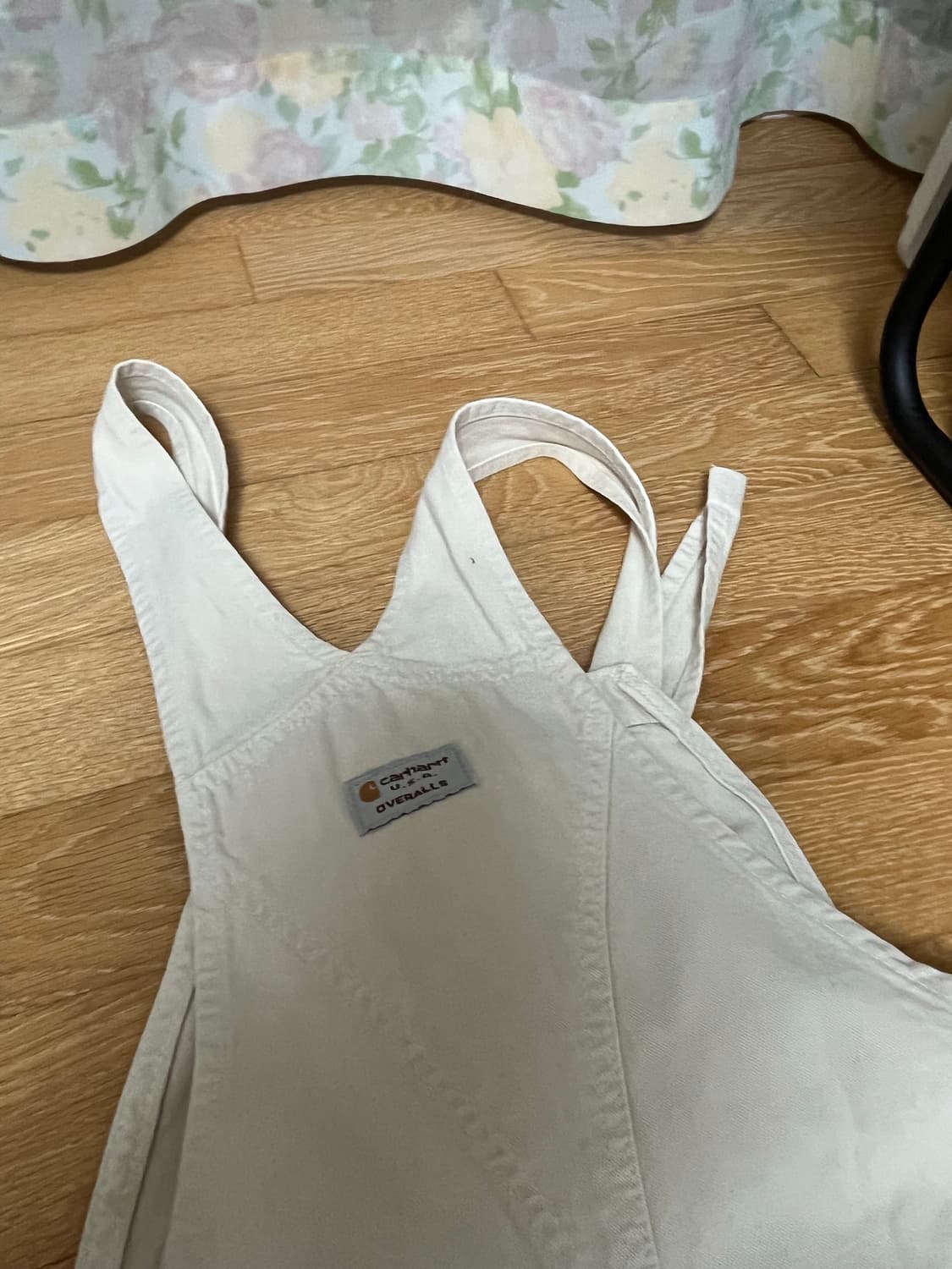 칼하트 오버롤 멜빵 코튼 베이지 28x34 상품이미지4