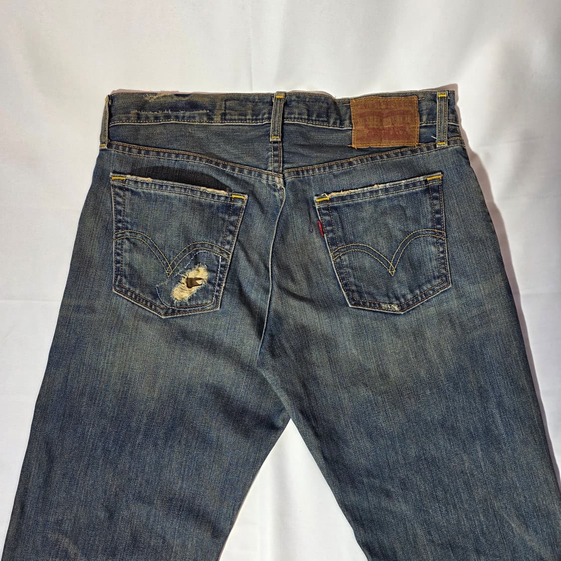 [W32L30]00s 리바이스 527 로우 부츠컷 데님팬츠 상품이미지7