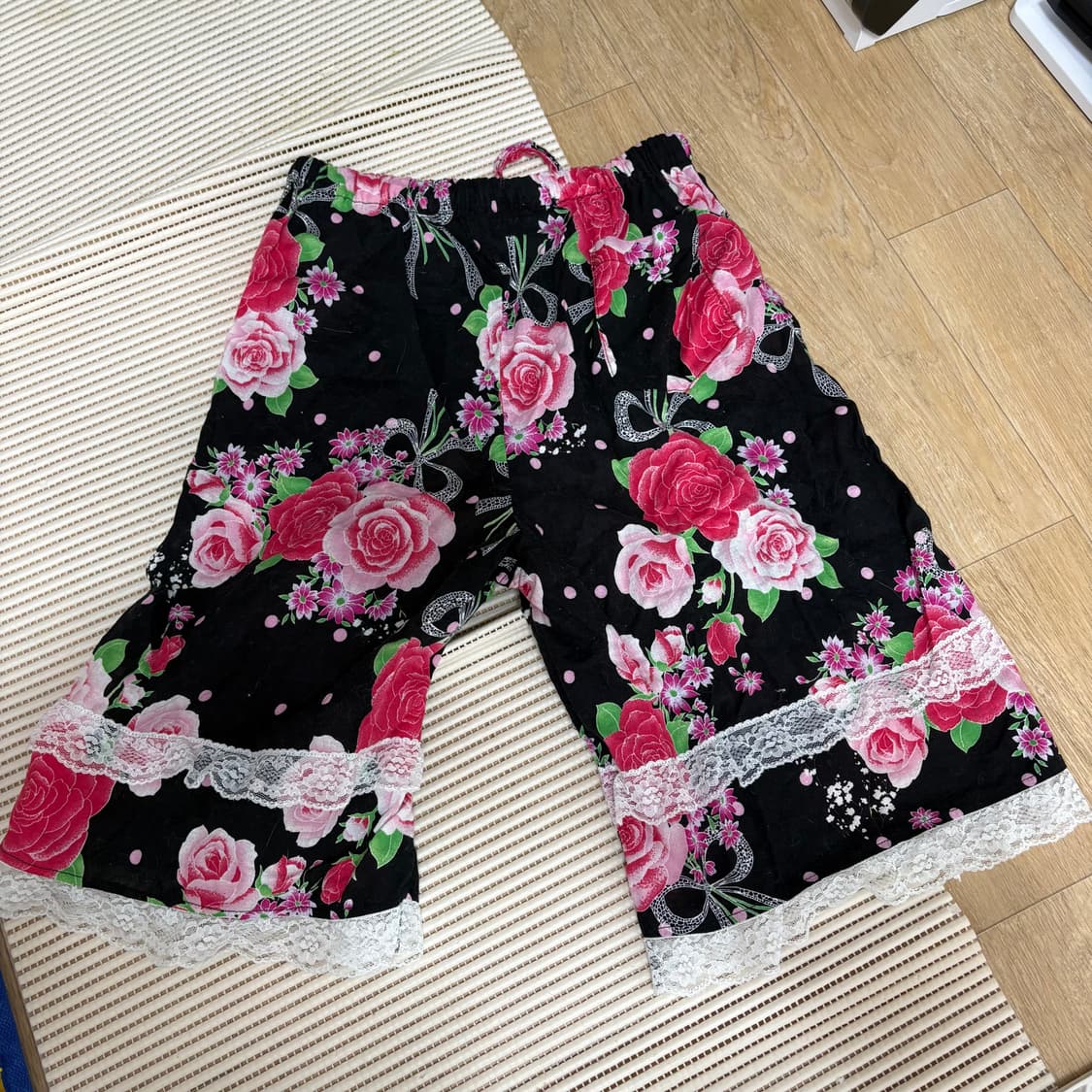 장미 레이스 유카타 세트 모모코 잠옷 히메갸루 상품이미지7