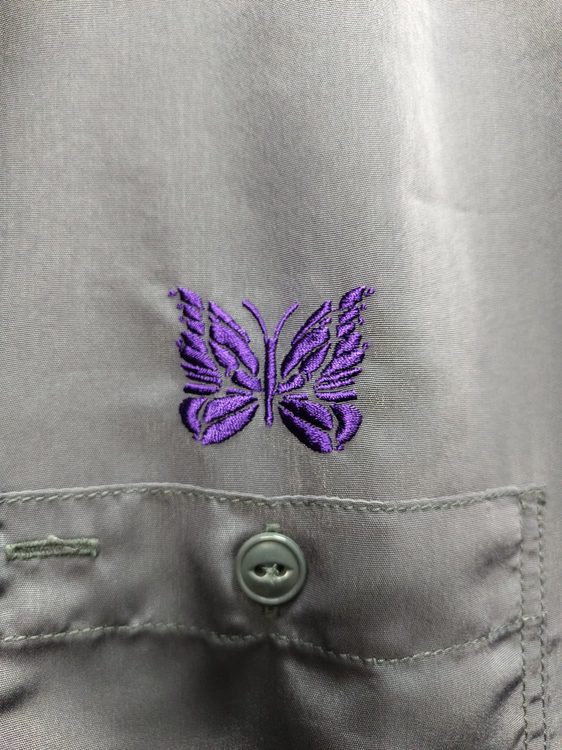 니들스 워크셔츠 반팔 그레이 xl 상품이미지2