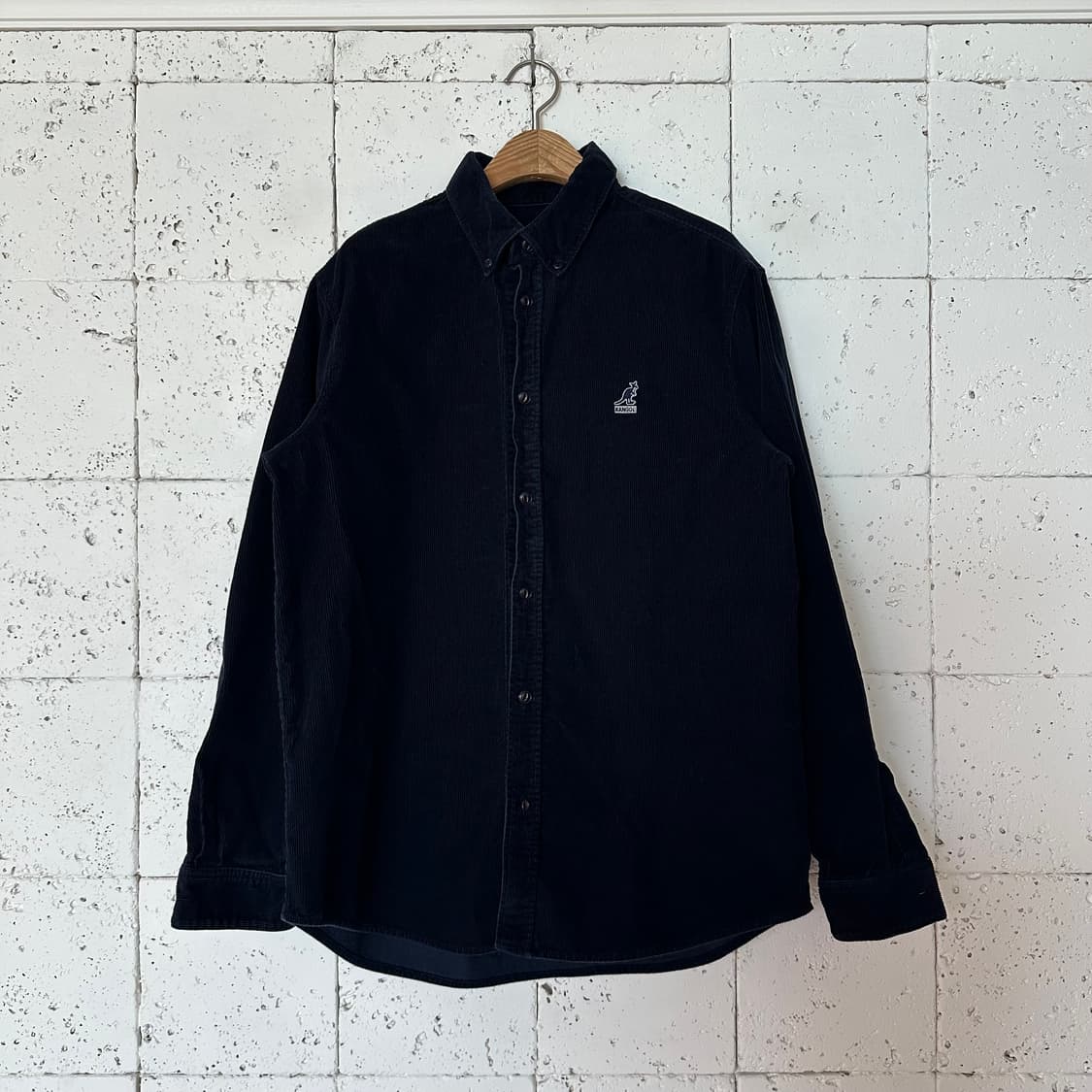 L 캉골 코듀로이 셔츠 네이비 상품이미지1
