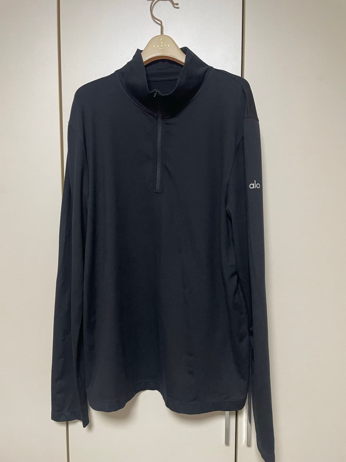 alo yoga 알로요가 하프 집업 블랙 M 상품이미지1