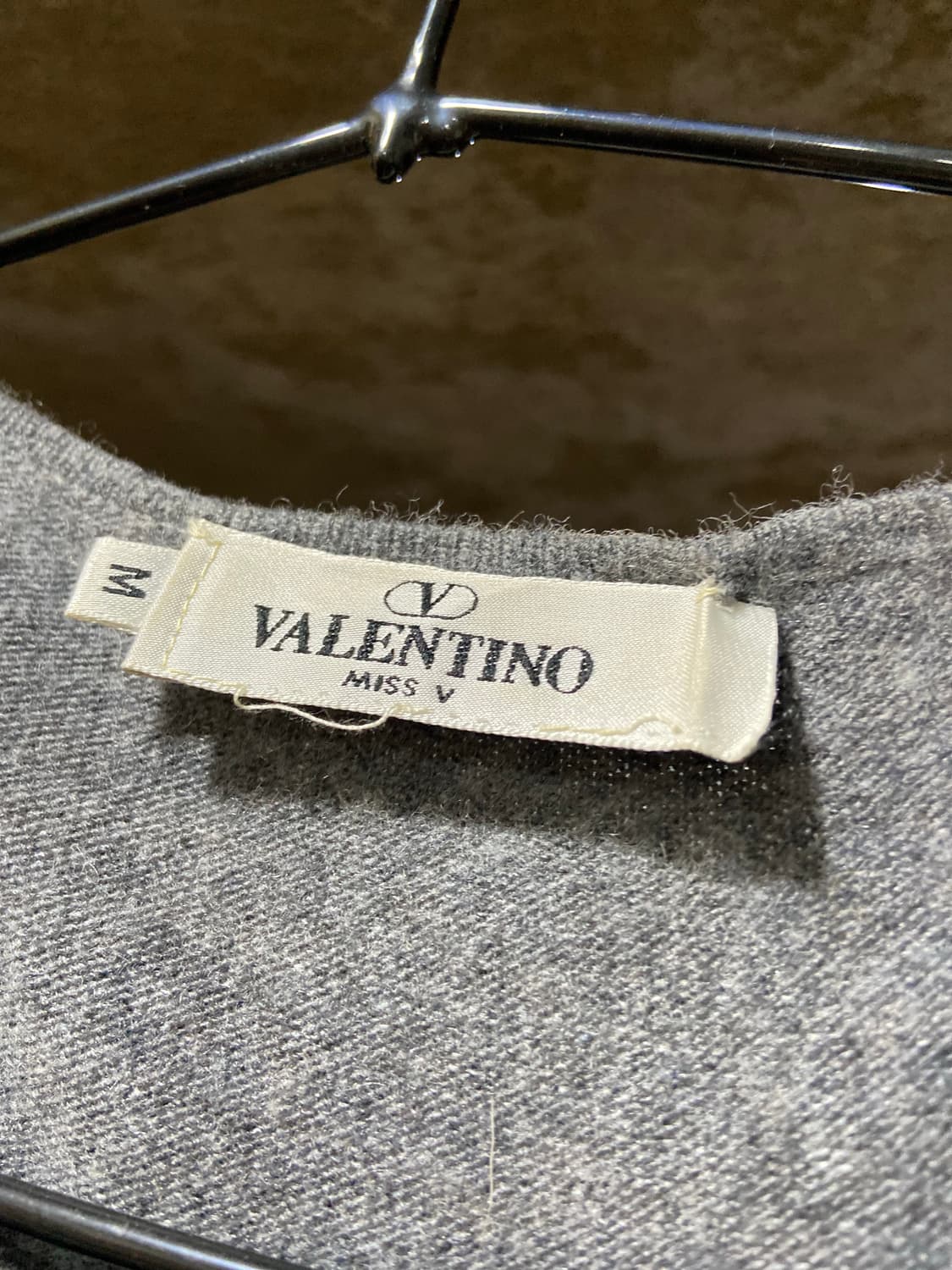 80s VALENTINO 발렌티노 빈티지 울 캐시미어 니트 베스트 상품이미지3