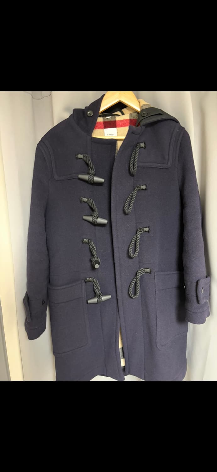 (46) 버버리 그리니치 더플코트 네이비 상품이미지1