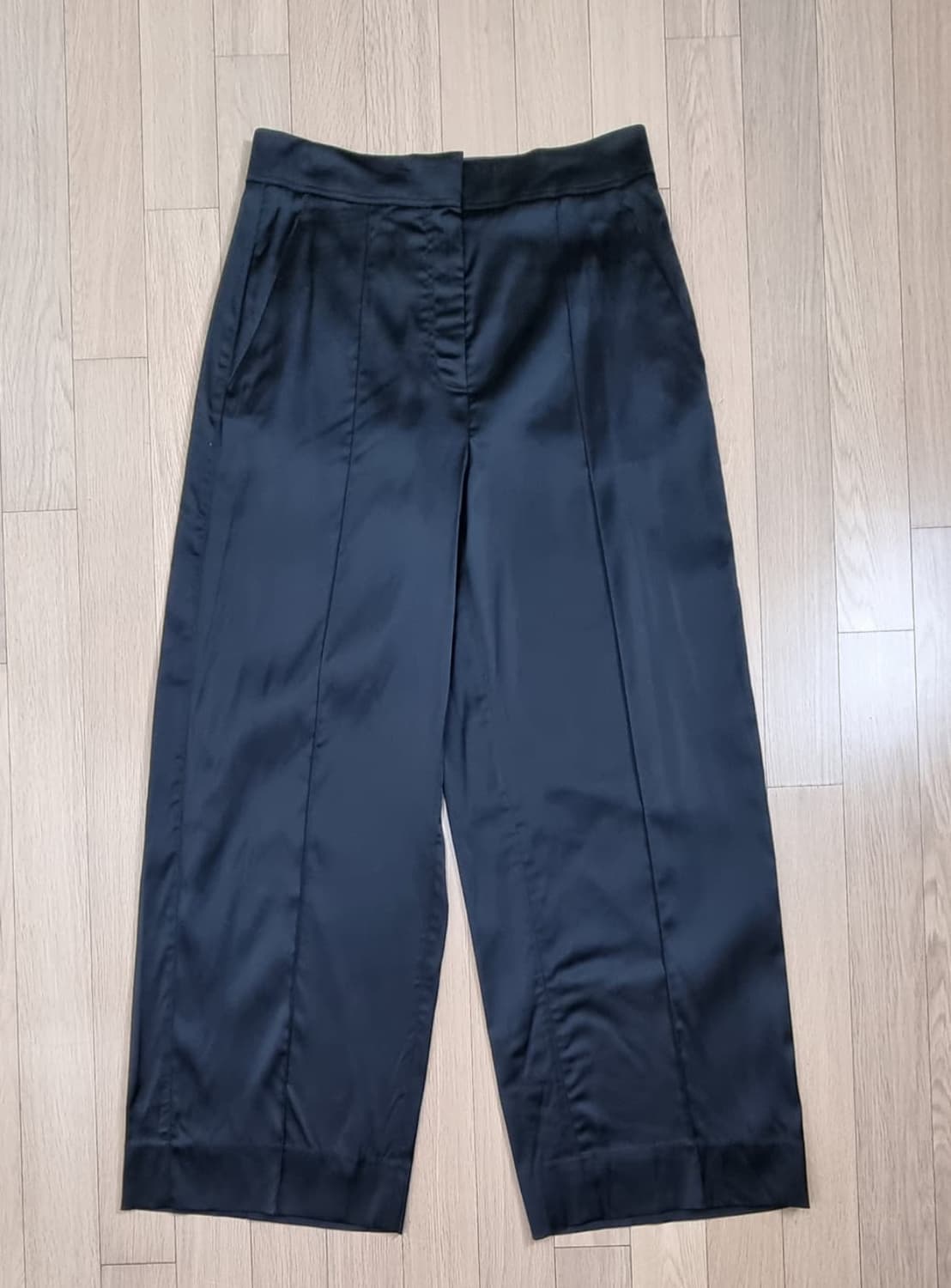 H&M 실크브렌딩 와이드팬츠 32in 상품이미지1