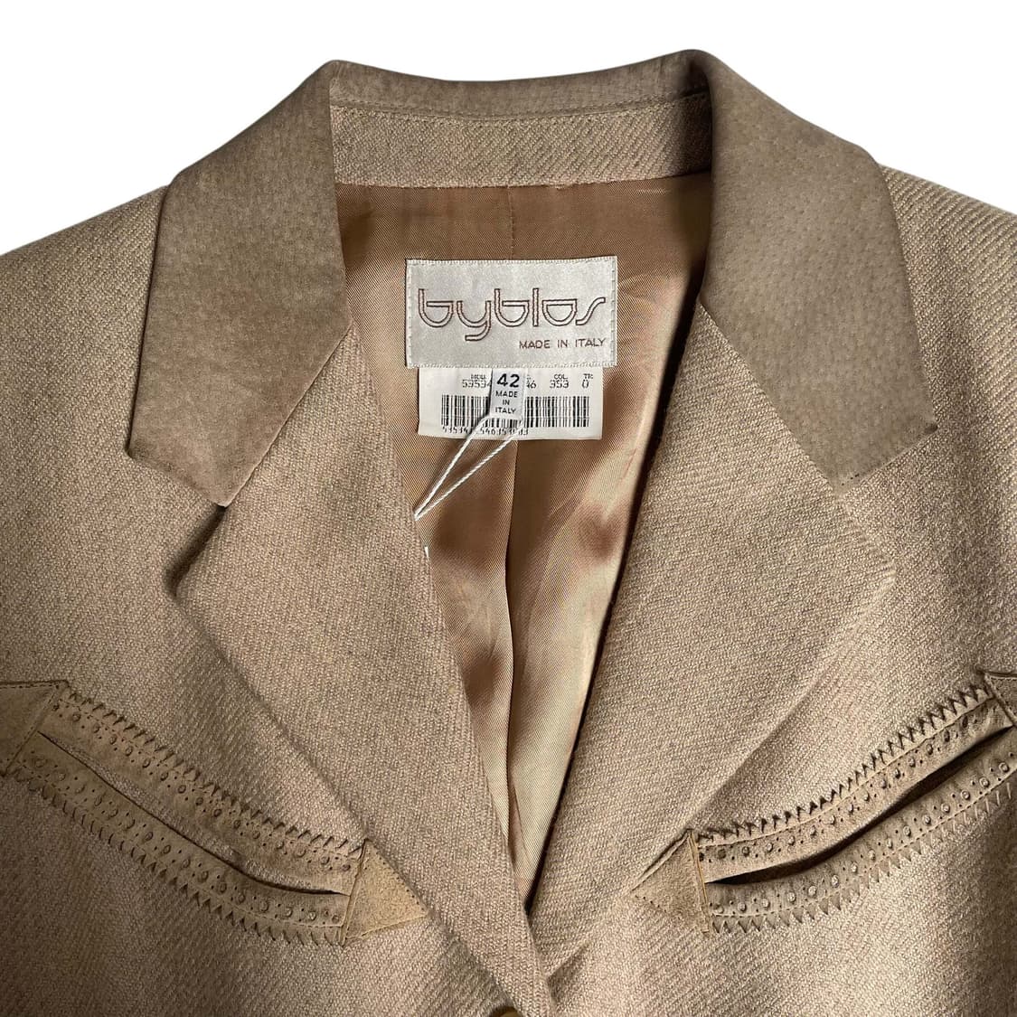 90's byblos western jetted pocket 블레이져 상품이미지5