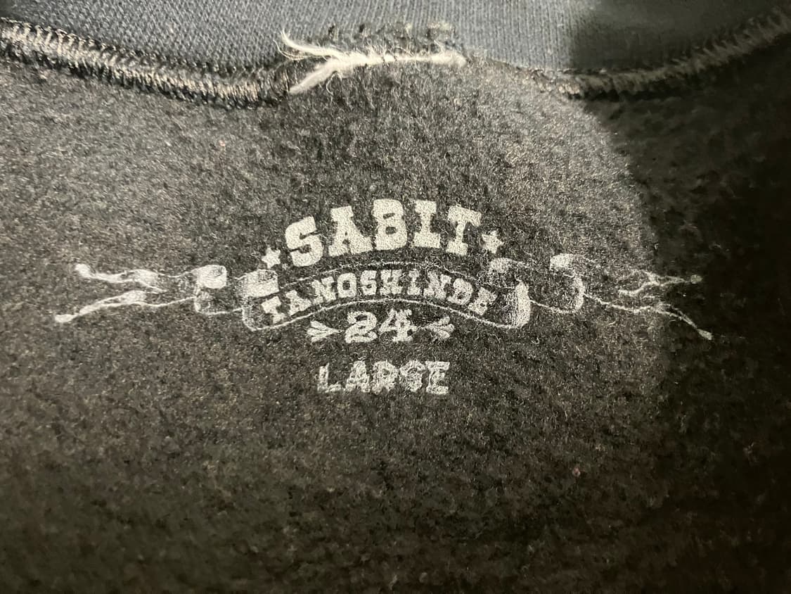 빈티지 00s 사빗뉴욕 SABIT NYC 스웻셔츠 L 스트릿 상품이미지3